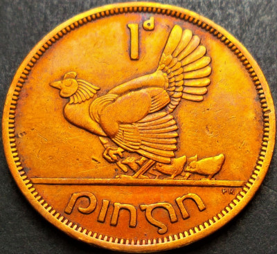 Moneda istorica 1 PENNY / PINGIN - IRLANDA, anul 1949 * cod 1557 B foto