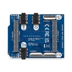 Modul Arduino UNO Media Carrier ASX00083 pentru UNO Q si VENTUNO Q, camera, display si audio