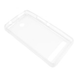 Husa silicon transparenta (cu spate mat) pentru Sony Xperia E1 (D2004/D2005) / Sony Xperia E1 Dual Sim (D2104/D2105)
