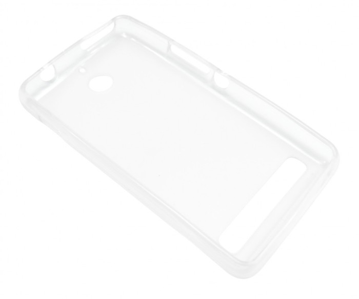 Husa silicon transparenta (cu spate mat) pentru Sony Xperia E1 (D2004/D2005) / Sony Xperia E1 Dual Sim (D2104/D2105)