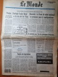 ziarul francez &quot;le monde&quot; 30 decembrie 1989-articol si foto revolutia romana