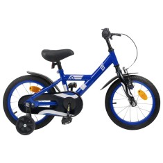 vidaXL Bicicletă pentru Copii 16 Inci pentru 4-6 ani Albastru &icirc;nchis 42009624