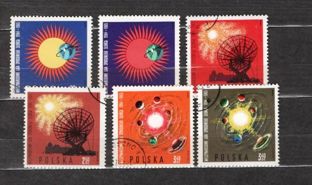 POLONIA 1965 - COSMOS. SERIE STAMPILATA, V21