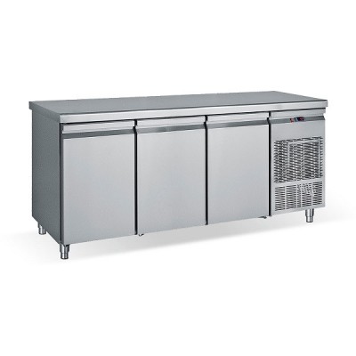Masa frigorifica-rece-din inox cu 3 usi batante foto