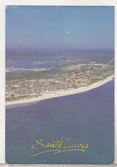 bnk cp Cuba - Plaja Santa Lucia - uzata
