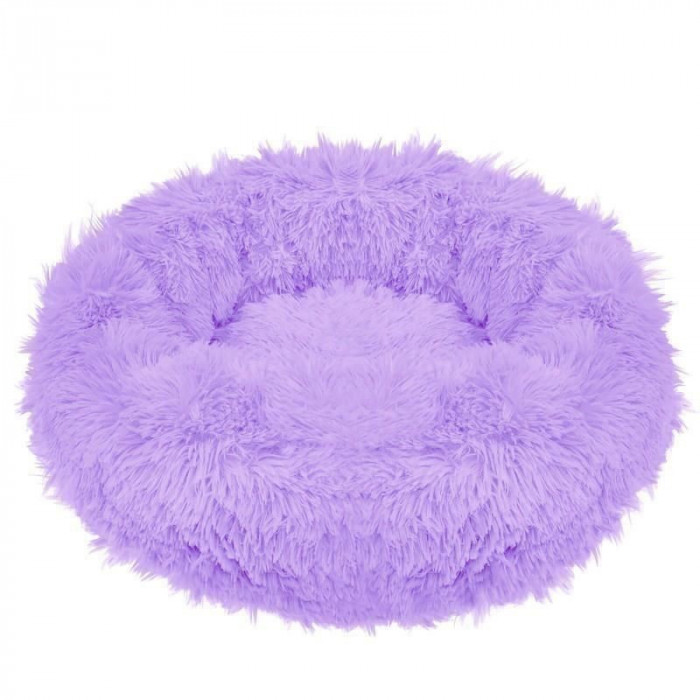 Culcus moale, pentru caine/pisica, violet, 90 cm