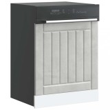 Gossi panou pentru masina spalat vase lucca lemn prelucrat gri beton