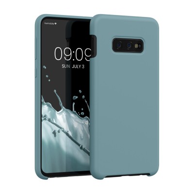 Husa kwmobile pentru Samsung Galaxy S10e, Silicon, Verde, 47944.206 foto
