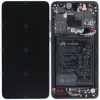 Huawei Mate 20 (HMA-L09, HMA-L29) Capac frontal modul display + LCD + digitizer + baterie negru 02352ETG