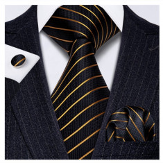 Set cravata + batista + butoni - matase - model 78