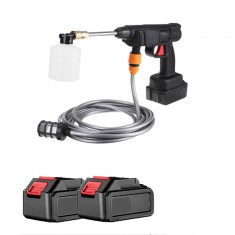 Pistol cu apa de inalta presiune pentru spalatorie auto, Portabil, alimentat cu baterie