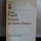 VARIATII PE TEME CLASICE - D.M. PIPPIDI