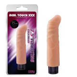 Vibrator Real Touch XXX No. 03, Multispeed, T-Skin, Natural, 18.5 cm