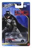HOT WHEELS MASINA METALICA TEMATICA BATMAN BATMOBILE ALB SCARA 1 LA 64