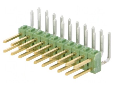 Conector Pini Tată 20P 90&amp;deg; AMPMODU MOD II foto