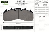 VALEO 882246 OPTIPACK set placute frana,frana disc