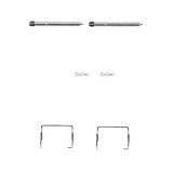 Set accesorii placute frana Renault 21 Estate (K48) 03.86-07.97, Espace 3 (Je0) 11.96-10.02, Laguna I (B56 556) 11.93-08.02, Laguna I Grandtour (K56), Trw