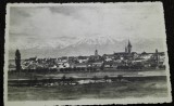 Carte postala, Sibiu vedere generala 1943