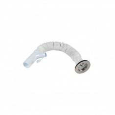 Sifon flexibil lung cu ventil (masina spalat) 32mm