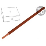 Cablu Electic Cupru 4mm2 PVC Maro 100m