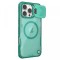 Husa MagSafe pentru Apple iPhone 16 Pro, Nillkin, Iceblade Prop (w/o Camera Cutout), Verde