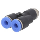 Racord push-in Y 0,95-15bar M5