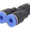 Racord push-in Y 0,95-15bar M5