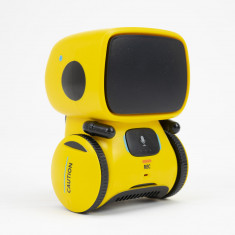 Robot inteligent interactiv PNI Robo One, control vocal, butoane tactile, galben