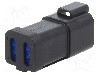 Conector auto, PX0, 6 pini, BULGIN - PX0106P06BK foto
