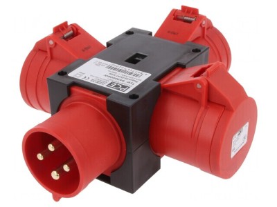 Spliter Alimentare AC Trifazat 32A 400VAC IP44 foto