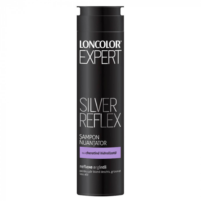 LONCOLOR Expert Sampon Nuantator Silver Reflex, 250 ml, Sampon Nuantator LONCOLOR, Sampon LONCOLOR Pentru Par Argintiu, Sampon Pentru Par Argintiu, Sa