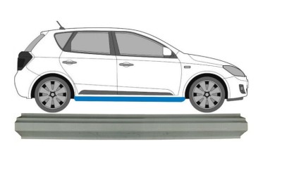 Prag Kia Cee&amp;amp;#39;d (Ed), 08.2009-08.2012; Kia Cee&amp;amp;#39;d (Ed), 10.2006-08.2009, Dreapta, Aftermarket foto