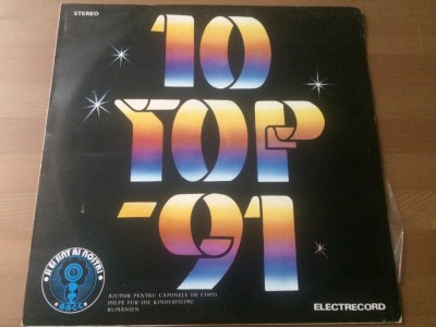 10 Top 1991 disc vinyl lp selectii muzica pop rock romaneasca ST EDE 04114 VG++ foto