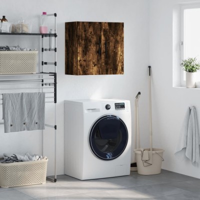 vidaXL Dulap de perete, stejar fumuriu, 60x31x60 cm, lemn compozit 829993 foto