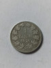 1 Leu 1870 C argint , varianta normala. Rara in aceasta stare. Carol I, Nichel