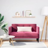 VidaXL Canapea loveseat, vin roșu, 111 cm, catifea 4100573