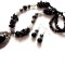 Set onix si margele sticla, set colier cu pandantiv si cercei 36842
