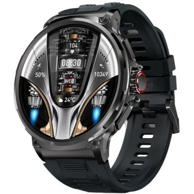SMARTECH SmartWatch cu Apel Bluetooth, Ritm Cardiac, Oxigen din sange, Tensiune arteriala, Monitorizare Somn, Nivel de Stres, Calorii, Vreme, Calculat foto