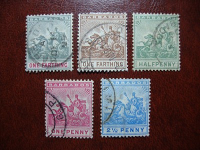 BARBADOS 1892/1905 foto