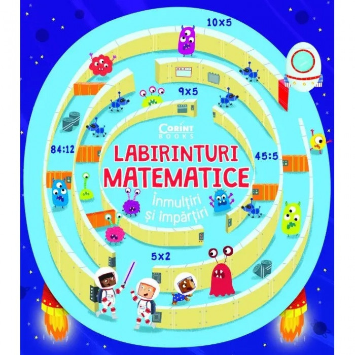 Labirinturi matematice &ndash; Inmultiri si impartiri PlayLearn Toys
