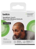 Belkin Soundform Clearfit Open-ear Wireless Earbuds Black Android Devices|Apple Devices