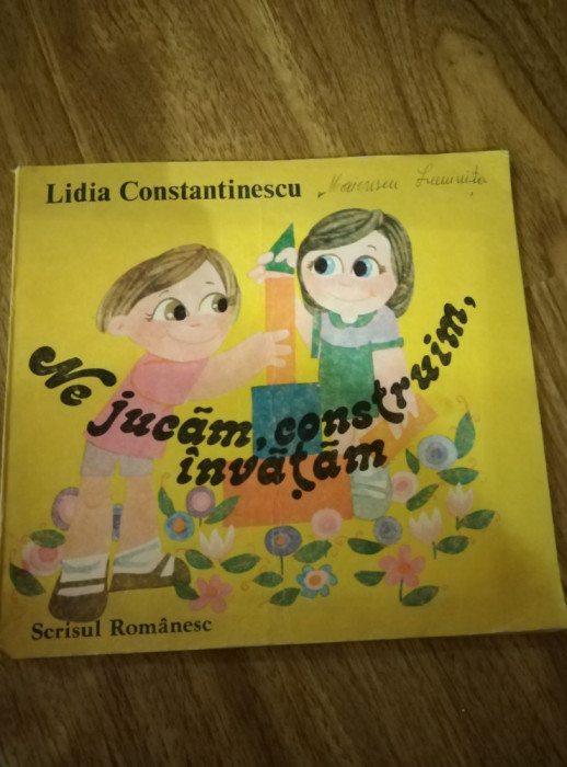 Ne jucam, construim, invatam - Lidia Constantinescu