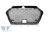 Grila tip RS crom/neagra potrivita pentru Audi A3 8V Sedan, Cabrio, Sportback dupa 2017 Performance AutoTuning