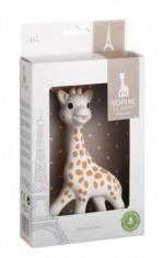 Jucarie Vulli &amp;quot;Il etait une fois&amp;quot; Girafa Sophie in cutie cadou Crem foto