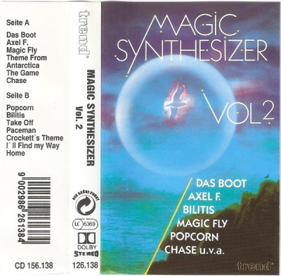 Casetă audio Magic Synthesizer Vol. 2, originală foto