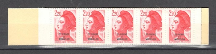 St.Pierre si Miquelon.1986 Libertatea-supr. carnet SS.79