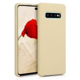 Husa pentru Samsung Galaxy S10 Plus, Silicon, Galben, 49028.158, Carcasa, Kwmobile