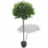 Dafin Artificial Cu Ghiveci 125 cm Verde 244452, General