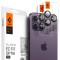 Pachet 2X Folie sticla camera Spigen Optik iPhone 14 Pro 14 Pro Max 15 Pro 15 Pro Max 16 Pro 16 Pro max negru