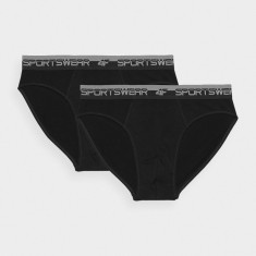 Chiloți bikini (2-pack) pentru bărbați - negri